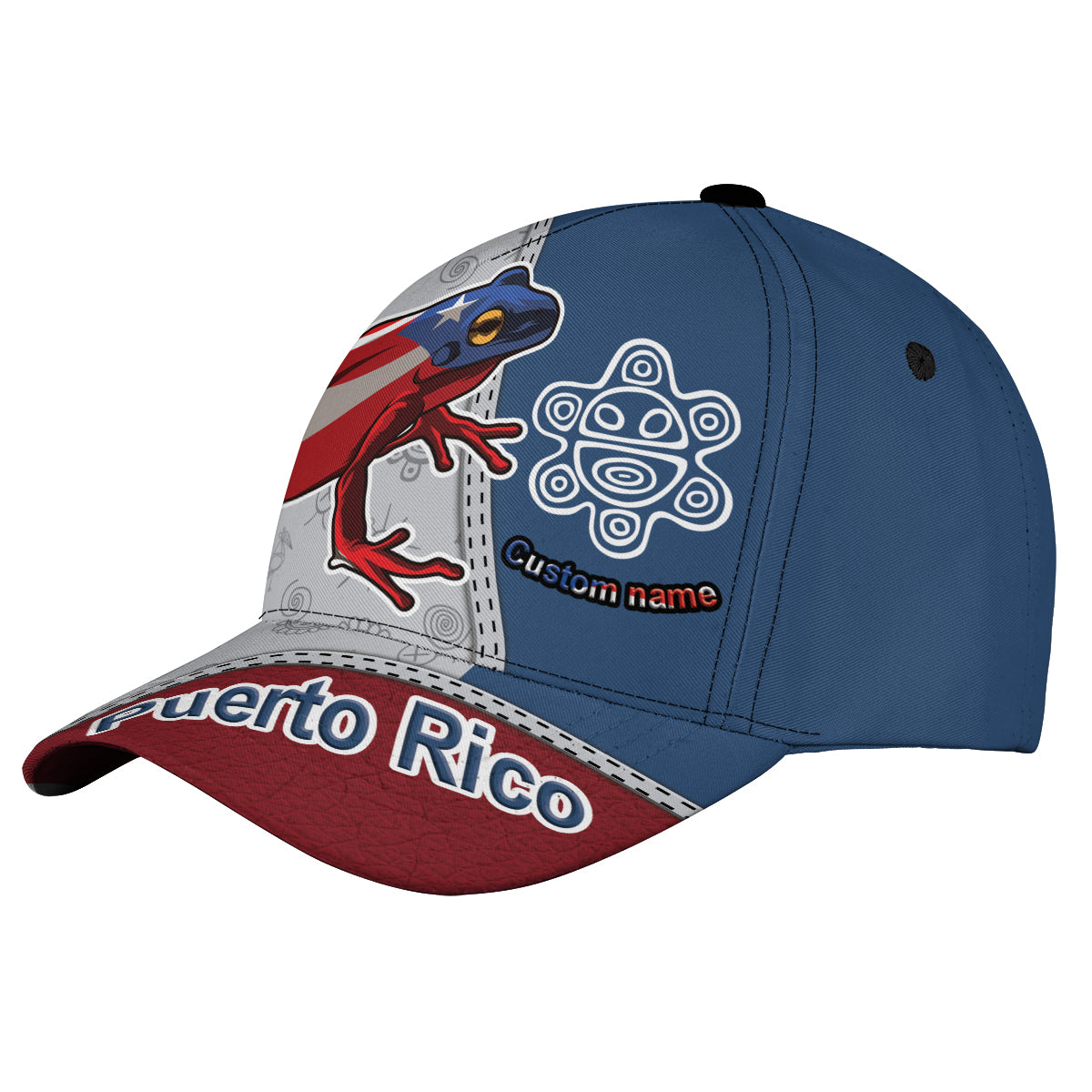 Puerto Rico Cap, Custom Name Puerto Rican Hat For Adults CO0584