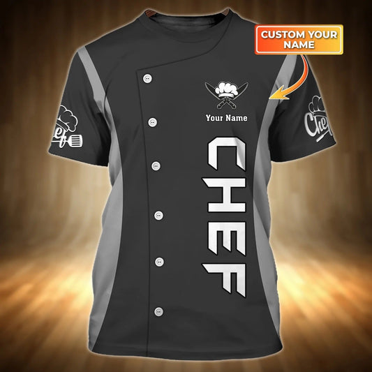 Customized 3D Chef Shirt, Chef Cook Tshirt For Him Her, Chef Tee 3D TO2700