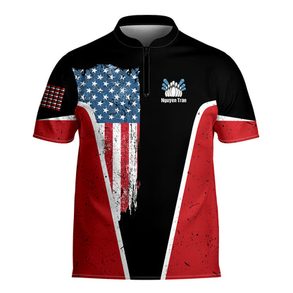 USA Bowling Jersey Team Shirts Unisex BM0257