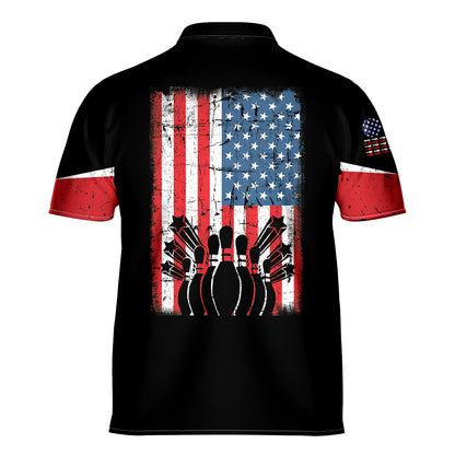 USA Bowling Jersey Team Shirts Unisex BM0257