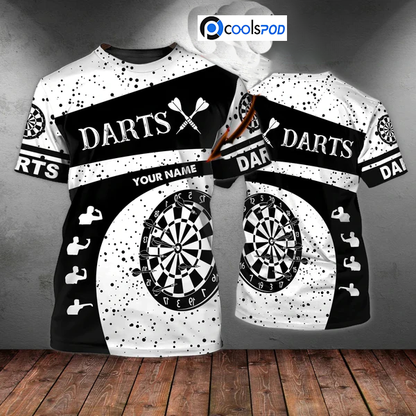 Custom 3D Full Print Dart Shirt For Men And Women, Premium Dart On Shirt, Best Gift For A Dart Player TO0670