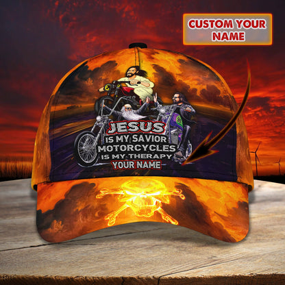 3D Classic Cap Motorcycles Personalized Name Cap 12 Lasfour CA0980