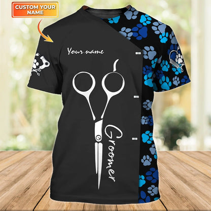 Personalized 3D Tshirt Tad Dog Groomer Shirts For Men Women TO1017