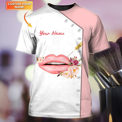 Custom With Name Beauticians Shirt For Women, Women Beautician Shirts TO1181