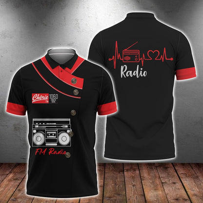 3D All Over Printed Fm Radio Shirt Men Women Love Radio Shirts TO1868