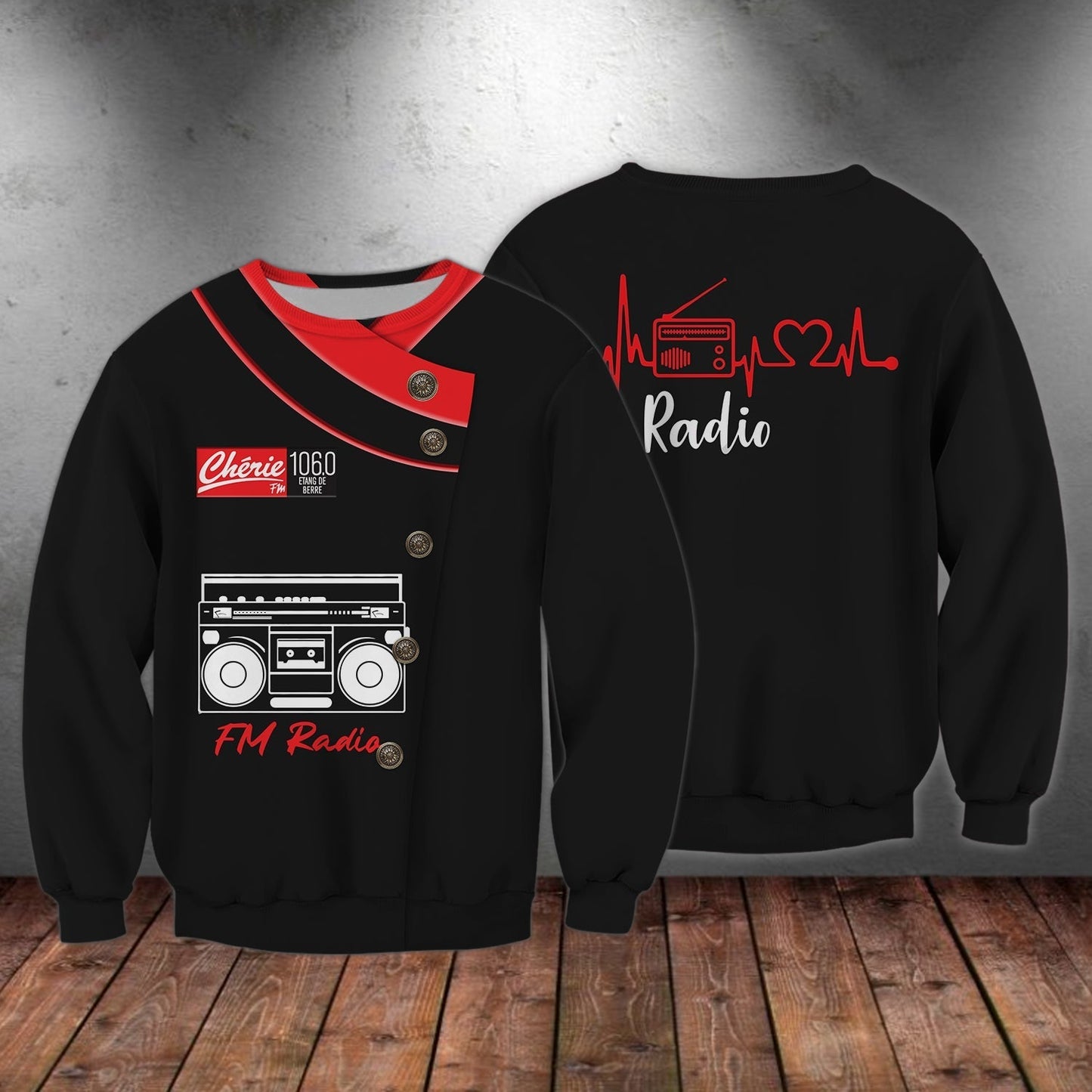 3D All Over Printed Fm Radio Shirt Men Women Love Radio Shirts TO1868