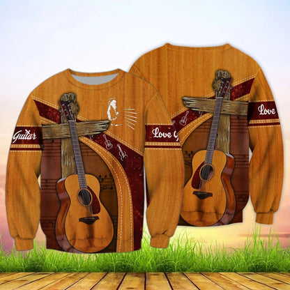 Guitar 3D T Shirt Hoodie For Men And Woman Sublimation Shirts For Guitar Lover TO0180