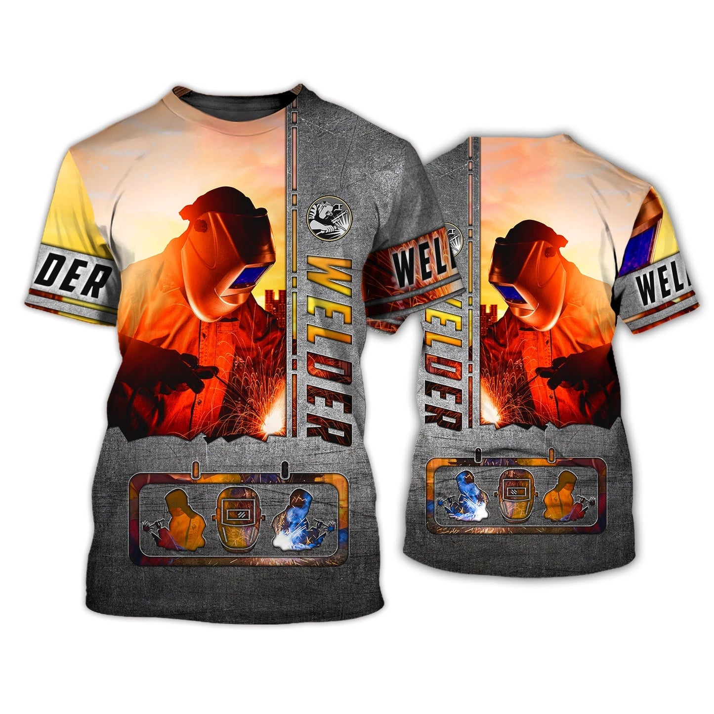 3D All Over Print Welder T Shirt, Idea for Welder Shirt, Birthday Gift for Welder Dad TO3118