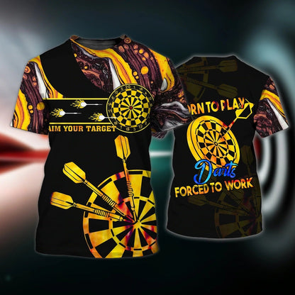 Personalized Dart Shirt Full Printing For Darts Player, Gift For Dart Lover, Dart Player Gifts TO0098