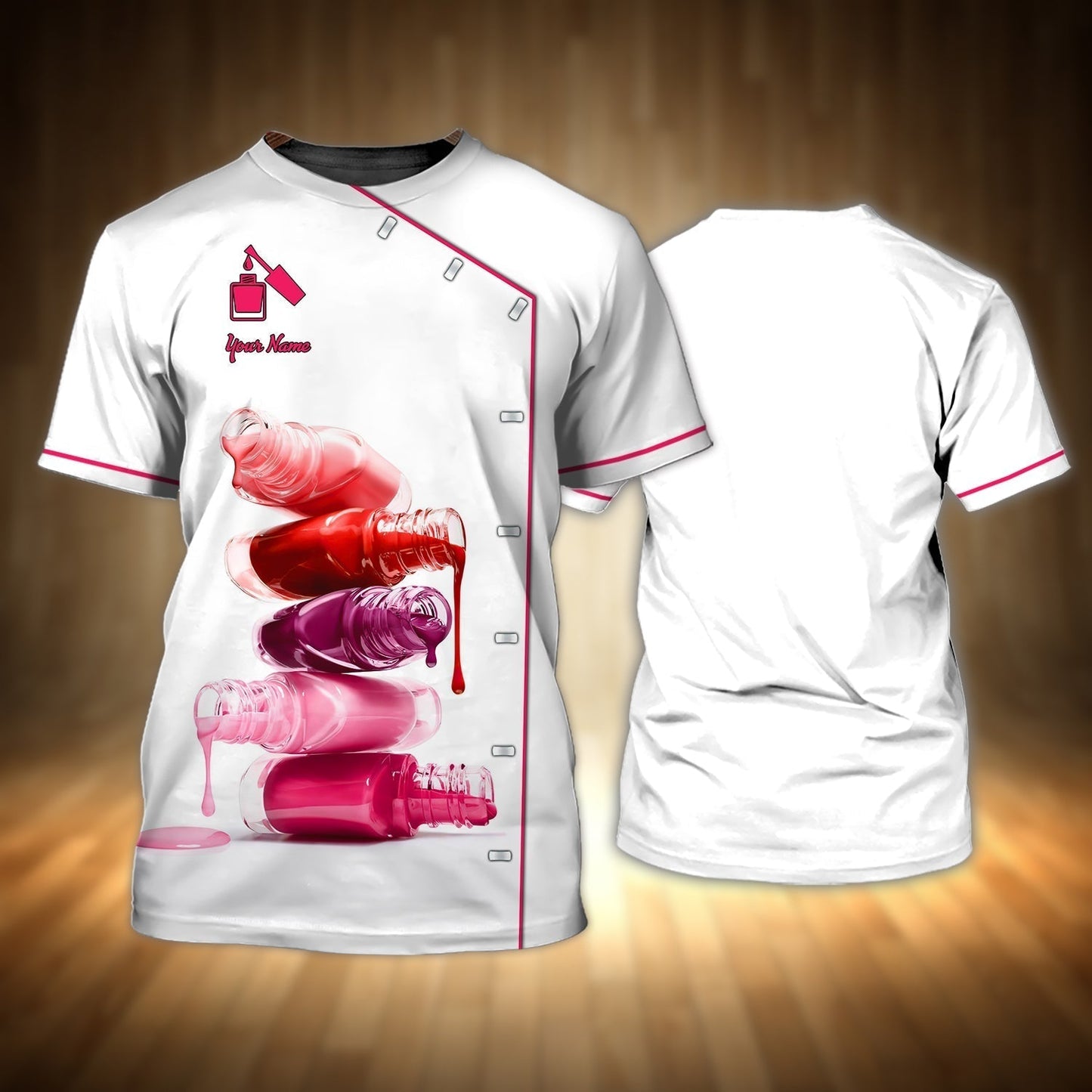 Nail Technician Personalized 3D Tshirt, Cool Nail Shirt Men Women TO1159