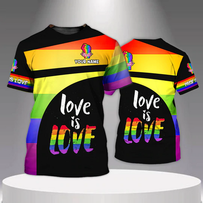 Custom Shirt For Gaymer, Pride Month Tshirt, Love Is Love, Support LGBT Shirt LO0800