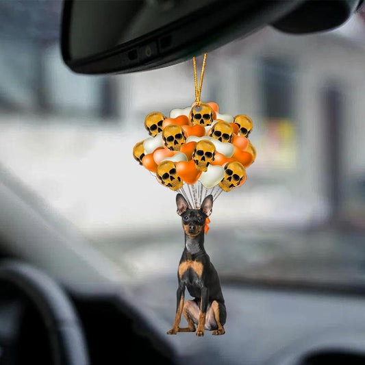 Miniature Pinscher Halloween Car Ornament Dog Ornament For Halloween OO1155