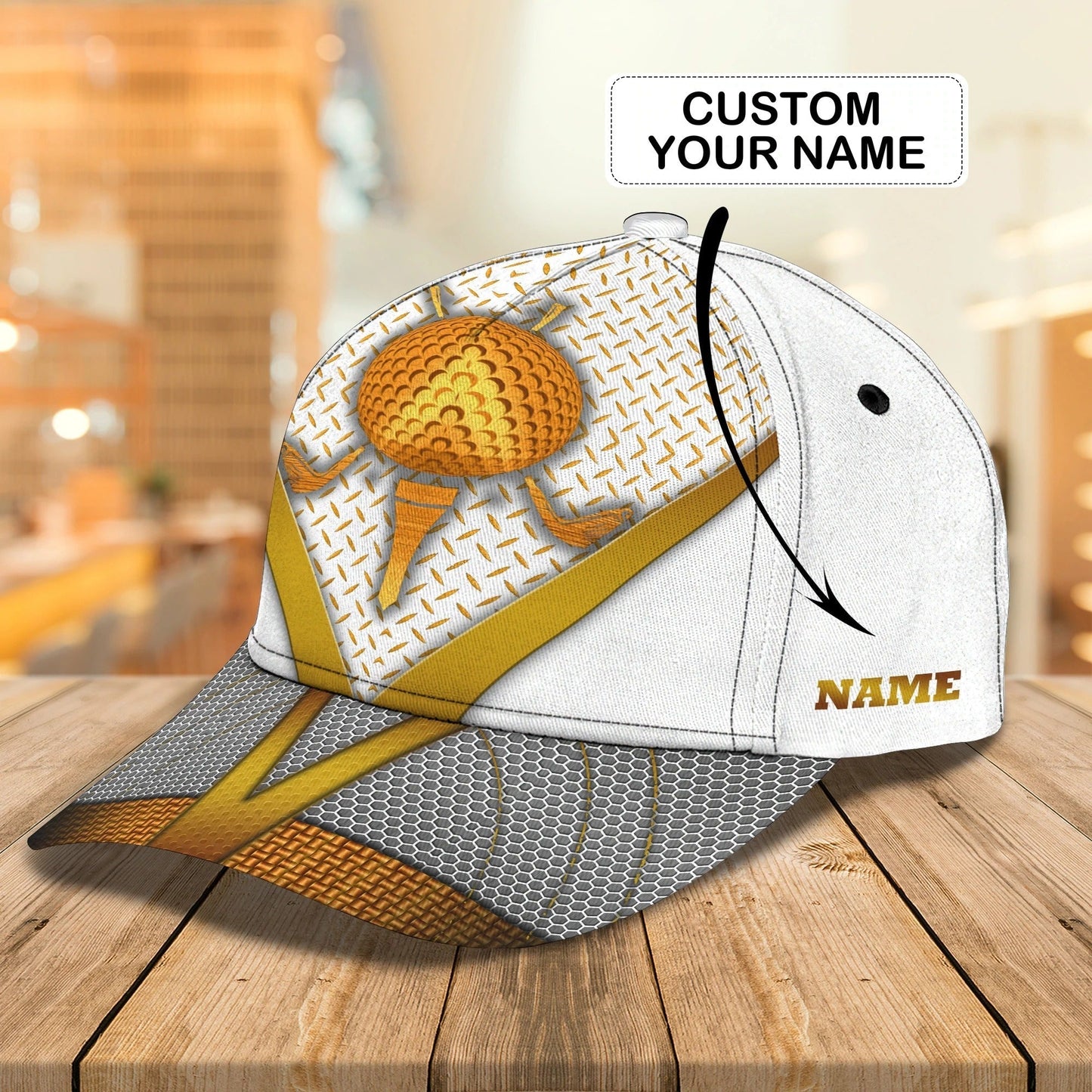 Custom Name 3D Full Print Cap Gifts For A Golf Lover, Golfing Cap Hat For Men, Summer Cap For Golfer CO0372