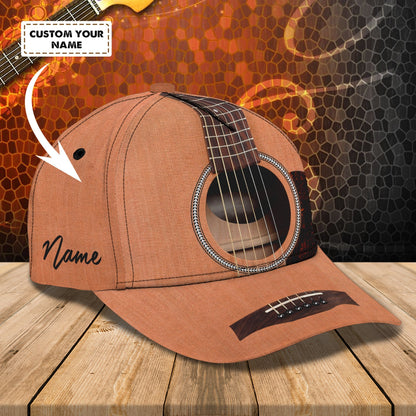 3D Classic Cap Guitarpersonalized Name Cap 3 Lasfour CA0507