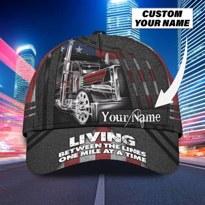 3D Classic Cap Trucker 002 Personalized Name Cap Lasfour CA0769