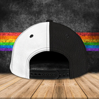 LGBT Pride Rainbow Personalized Name Cap CA0295