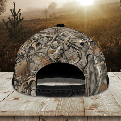 3D Classic Cap Boar Hunter Personalized Name Cap Lasfour CA1336