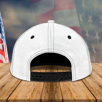 3D Classic Cap Veteran Freedom Personalized Name Cap Lasfour CA1767