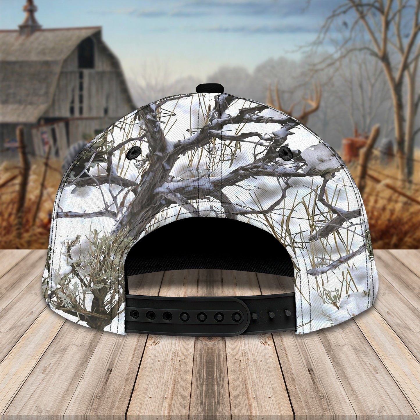 3D Classic Cap Moose Hunting Personalized Name Cap Lasfour CA2402