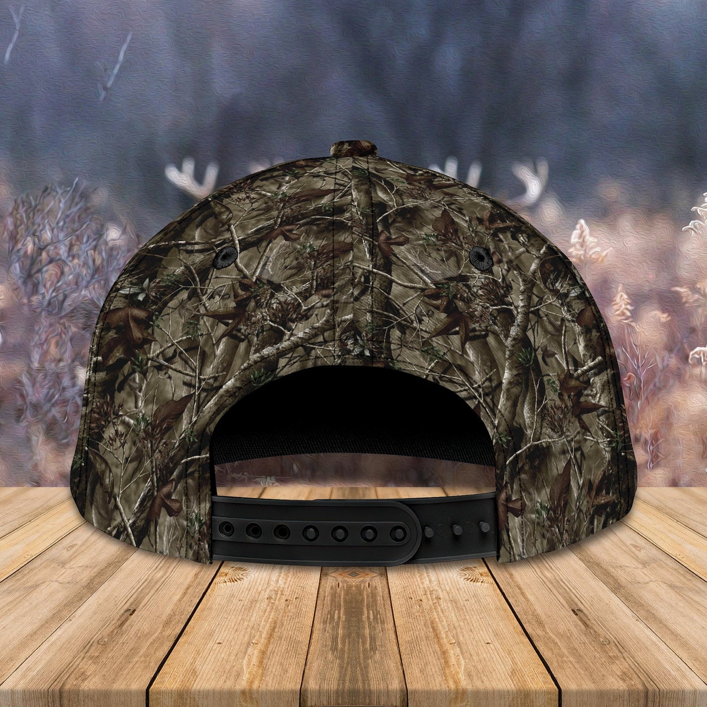 3D Classic Cap Deer Hunting 02 Personalize Name Cap Lasfour CA1375