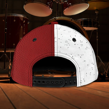 3D Classic Cap Drum Lovers 050 Personalized Name Cap Lasfour CA1853