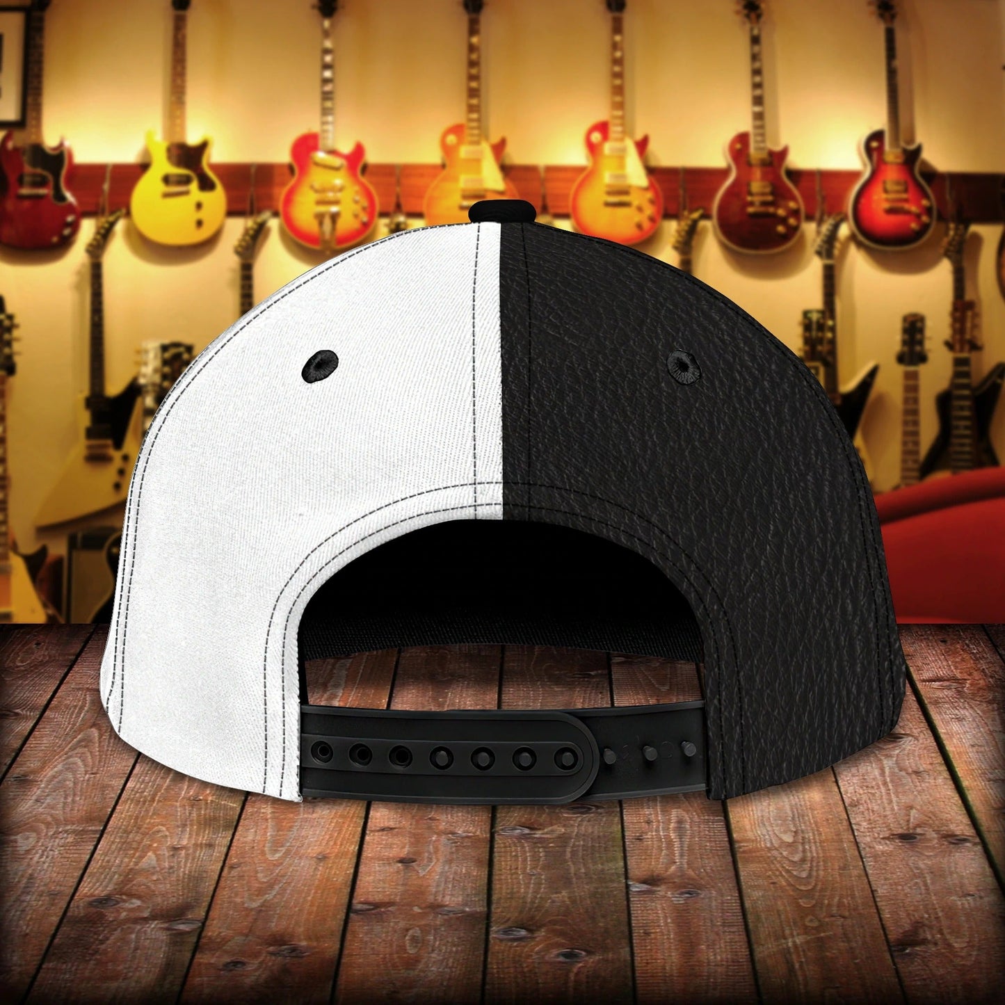 Customized Name Guitar Classic Cap Hat Full Printed For Man And Woman, Guitar Music Creative Baseball 3D Cap CO0429