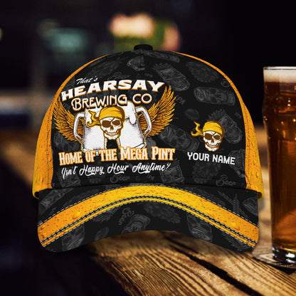 3D Classic Cap Hearsay Brewing Co Personalized Name Cap Lasfour CA2152