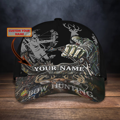 3D Classic Cap Bowhunting Personalized Name Cap Lasfour CA1578