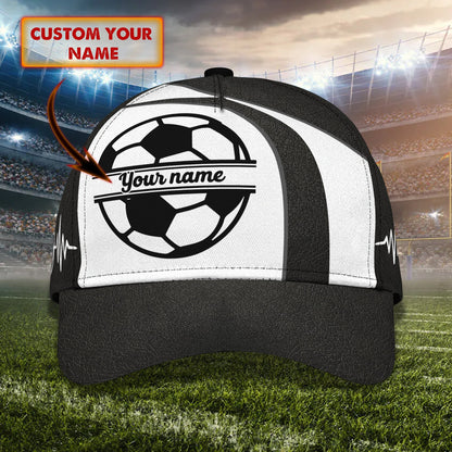 3D Classic Cap Soccer Personalized Name Cap Dp368 Lasfour CA1312