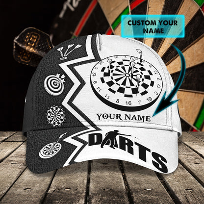 3D Classic Cap Darts 02 Personalized Name Cap Lasfour CA1298