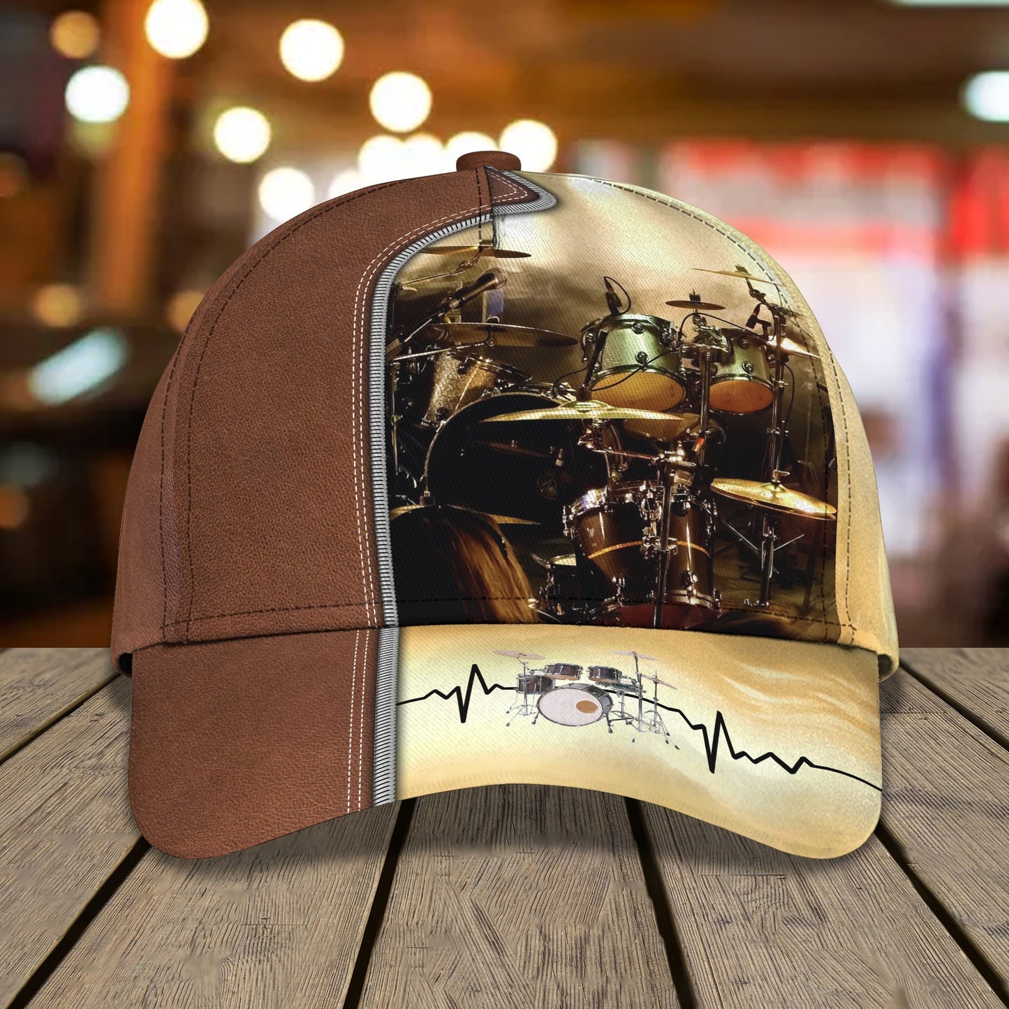 3D Classic Cap Drum Cap3 Personalized Name Cap Lasfour CA2281