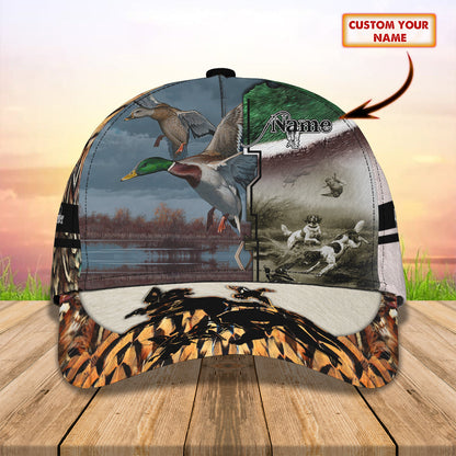 3D Classic Cap Duck Hunting 1 Personalized Name Cap Lasfour CA1670