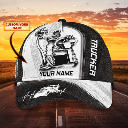 3D Classic Cap Trucker Personalized Name Cap 85 Lasfour CA1226