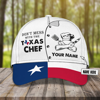 3D Classic Cap Namaclassic Cap Texas Chef Lasfour CA0931