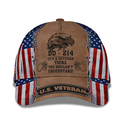 3D Classic Cap It'S A Veteran Thing Personalized Name Cap 67 Lasfour CA2014