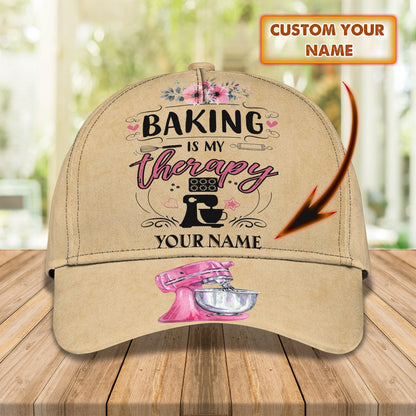 3D Classic Cap Baking Personalized Name Cap 072 Lasfour CA1994