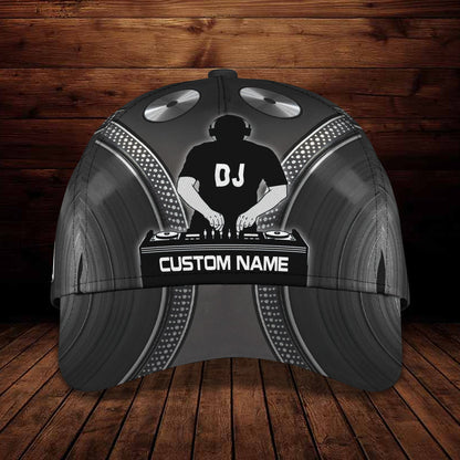 3D Classic Cap Dj Personalized Name Cap 01 Lasfour CA1801