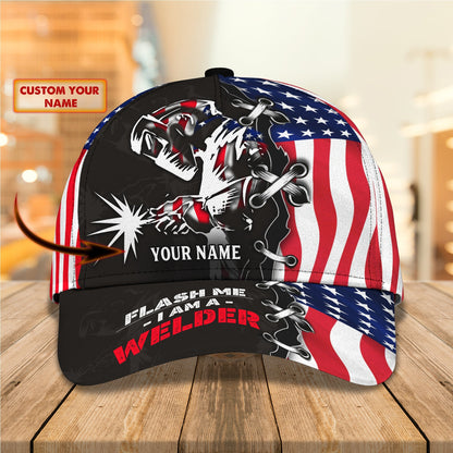 3D Classic Cap Welder 2 Personalized Name Cap Lasfour CA1326