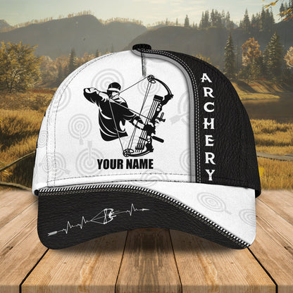 3D Classic Cap Archery 002 Personalized Name Cap Lasfour CA0989