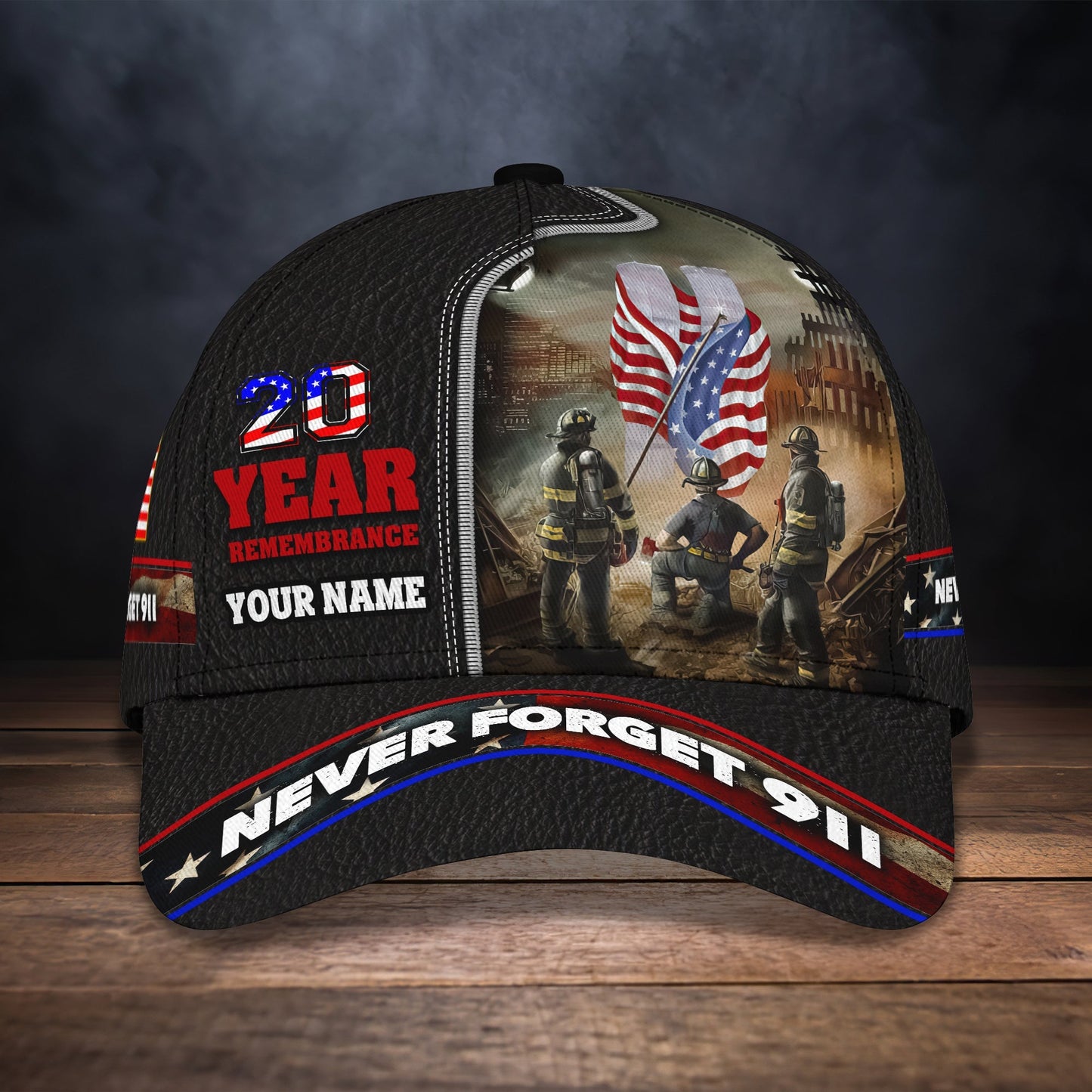 3D Classic Cap 20 Year Remembrance Personalized Name CapLasfour CA2303