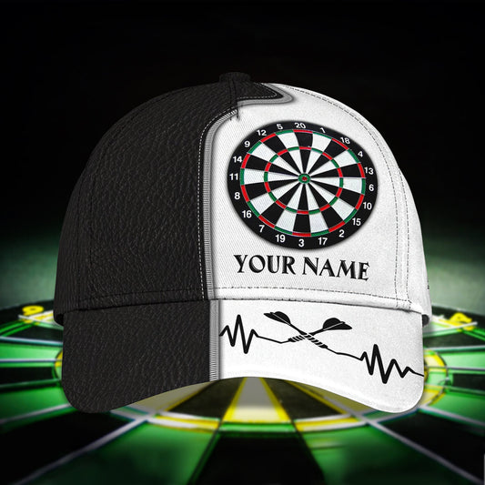 3D Classic Cap Love Darts Personalized Name Cap 01 Lasfour CA1105