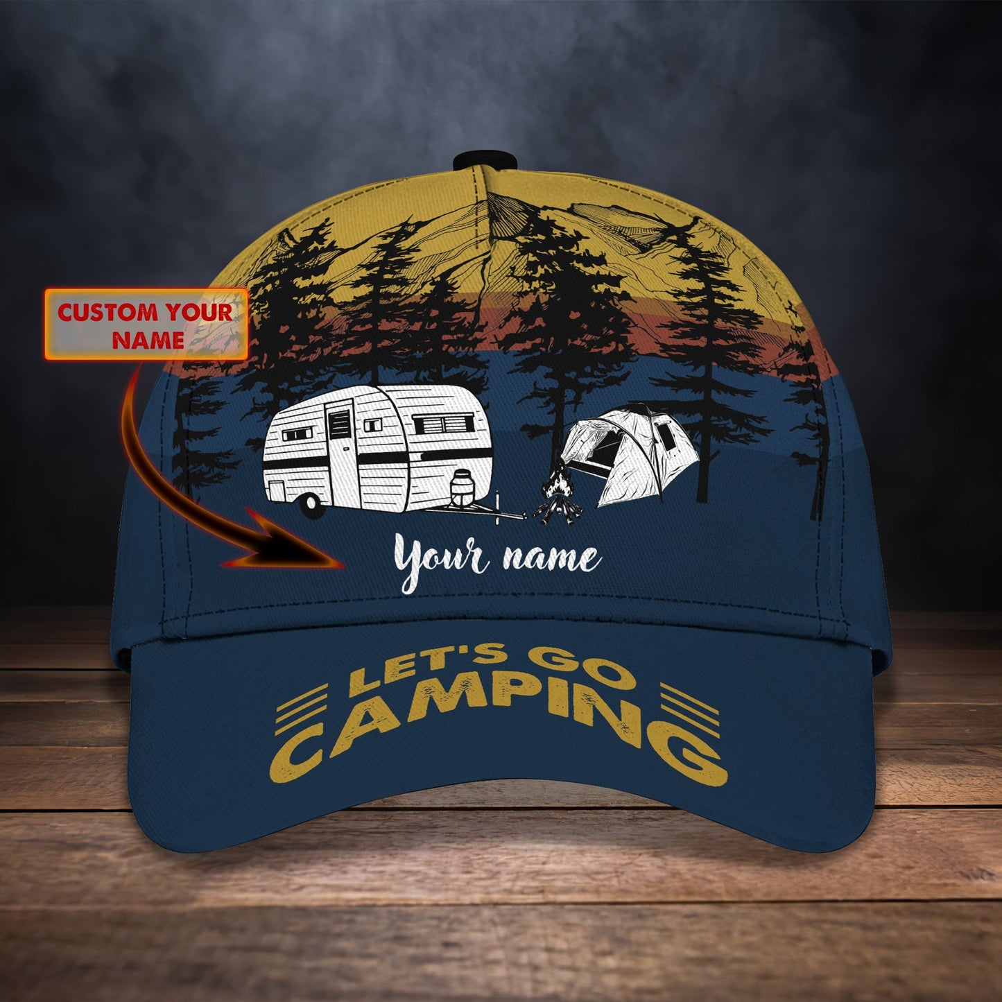 3D Classic Cap Classic Cap Camping Lasfour CA1267