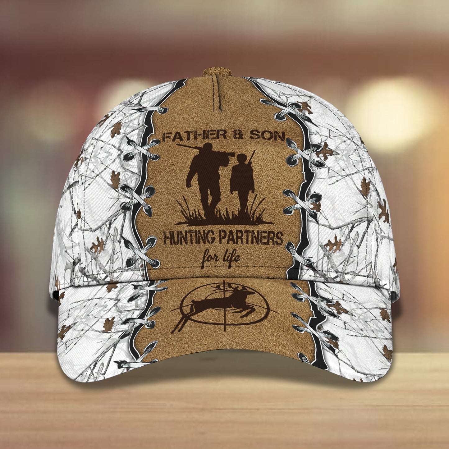 3D Classic Cap Deer Hunting 6 Personalized Name Cap Lasfour CA2137