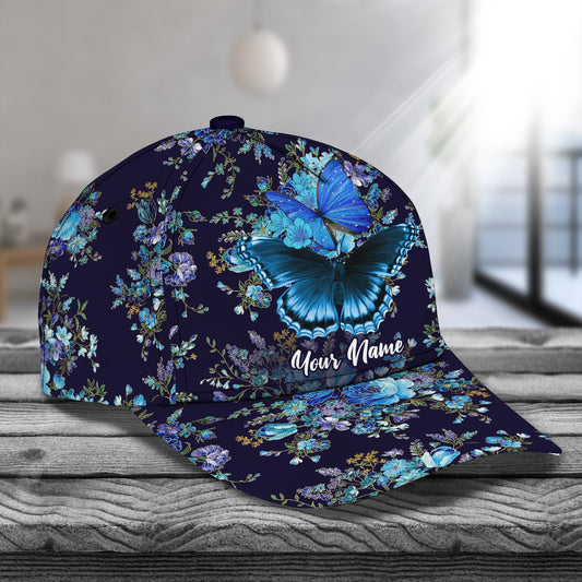 3D Classic Cap Butterfly Personalized Name Cap Namacap083 Lasfour CA2280