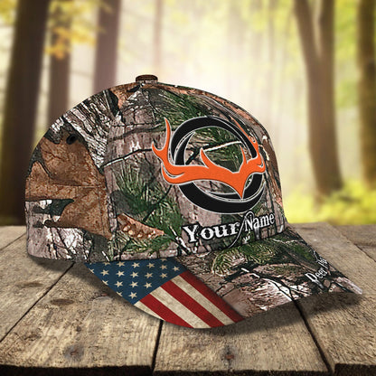 3D Classic Cap Deer Hunting Personalized Name Cap 568 Lasfour CA1668