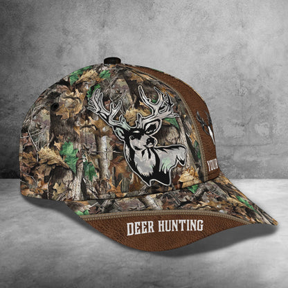 3D Classic Cap Deer Hunting Personalized Name Cap 1 Lasfour CA0817