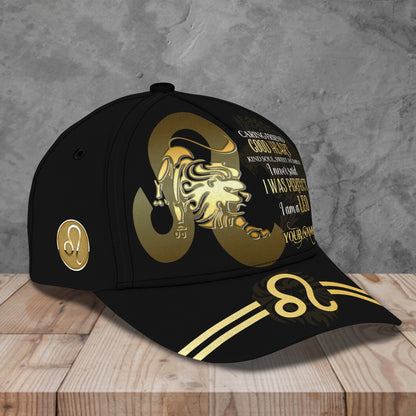 3D Classic Cap I Am A Leo Personalized Name Cap 39 Lasfour CA2065