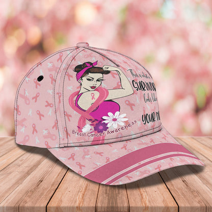 3D Classic Cap Survivor Look Like Personalized Name Cap Lasfour CA1441