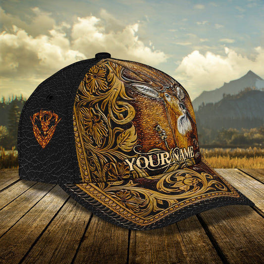 3D Classic Cap Deer Hunt Personalized Name Cap751 Lasfour CA1847