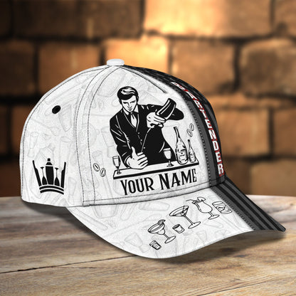 3D Classic Cap Personalized Name Cap Batender001 Lasfour CA1968